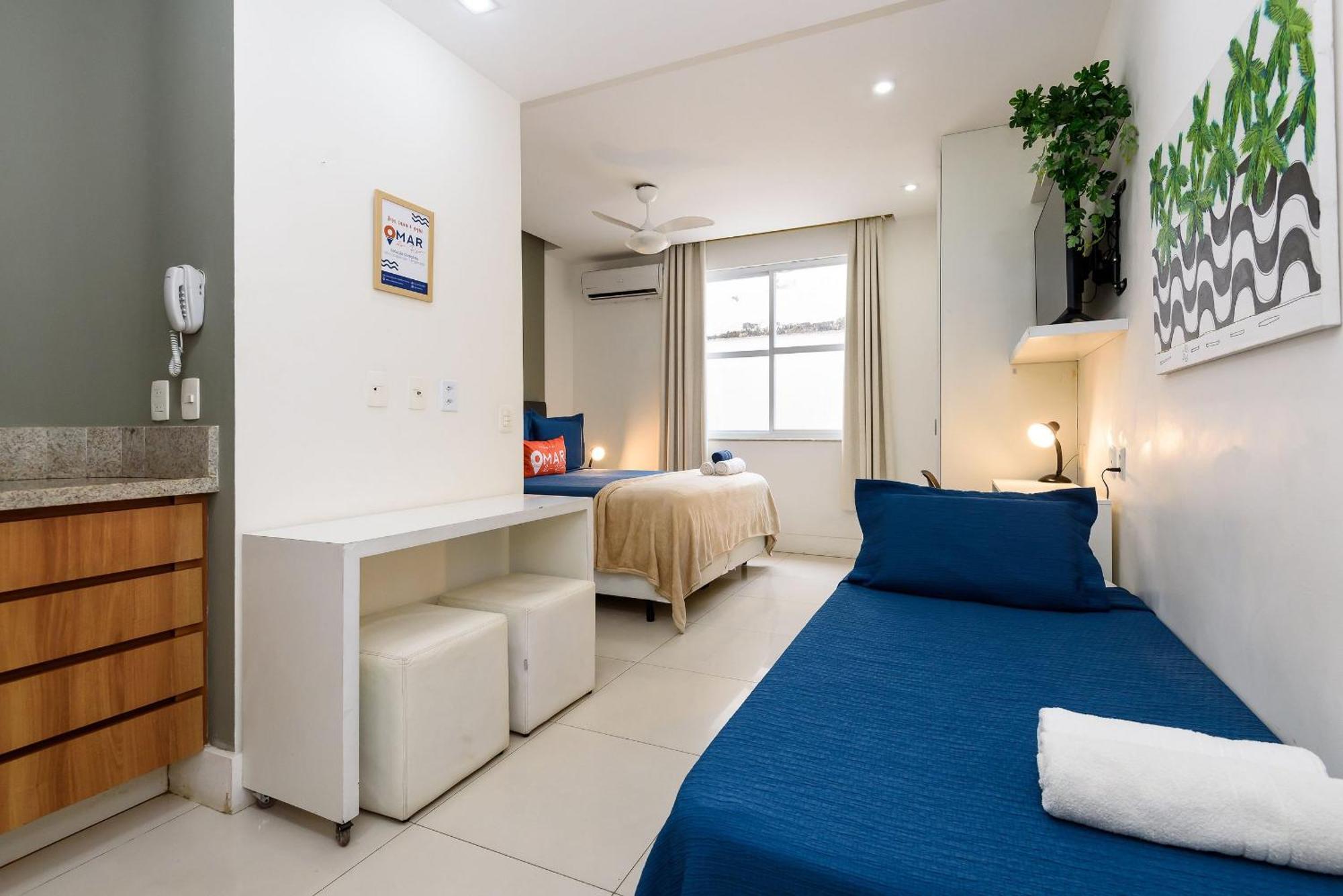Appartement Omar Do Rio - Pm 269/407: Na Quadra Da De Ipanema Entre Os Postos 8 E 9, Internet 125mbps + Workstation E Roku Tv, Próximo Ao Metrô General Osório